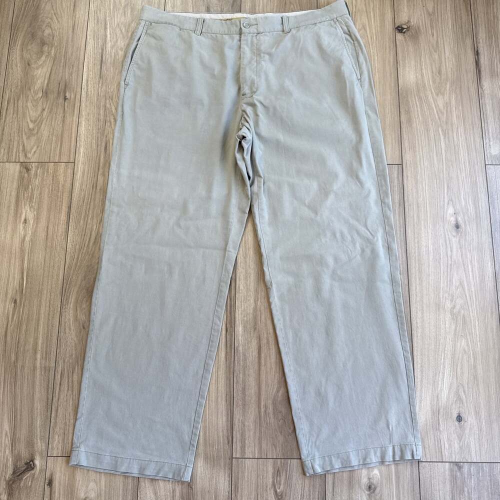 Tommy Bahama Boracay 5-Pocket Pants Mens 40x32 Sand Khaki Cotton Tencel Stretch